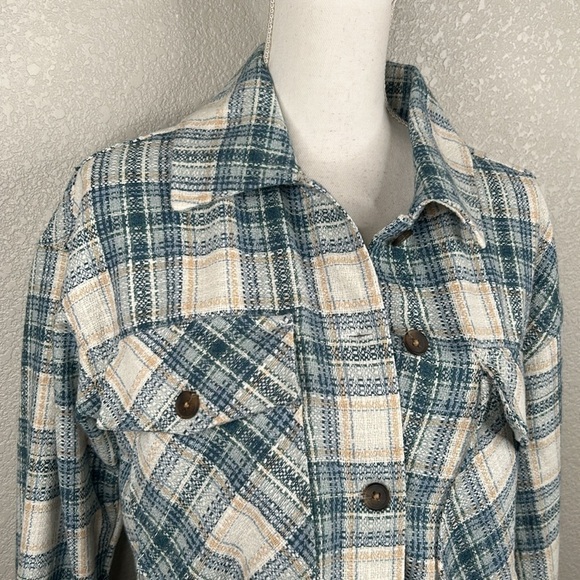 Boston Traders Plaid Long Sleeve Shacket Jacket Size Small New without tags! - Picture 2 of 7